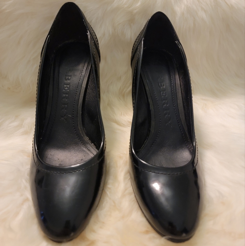 Burberry Patent Leather Heels, Size 40